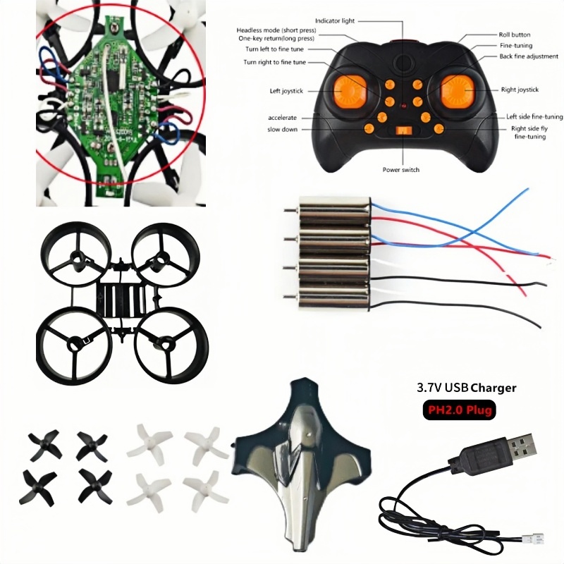 Drone Kit Beginner - Kit Completo de Dron DIY 2.4G